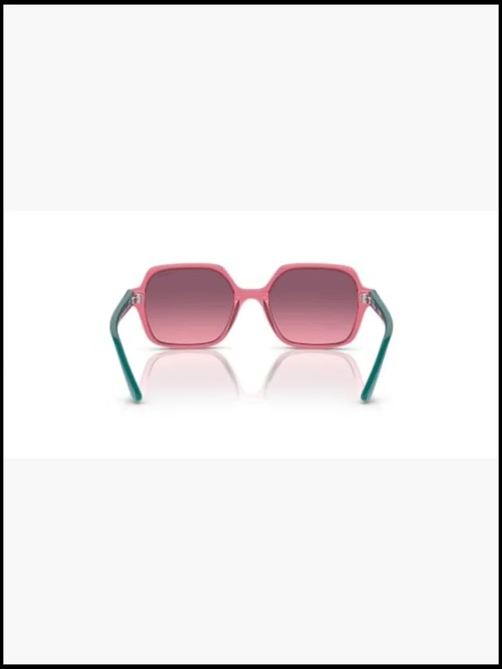 Unisex Square Sunglasses with UV Protection, Lightweight Plastic Frame